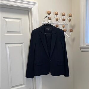 Theory - Classic Wool Blend Sport Coat Blazer - Black - 8